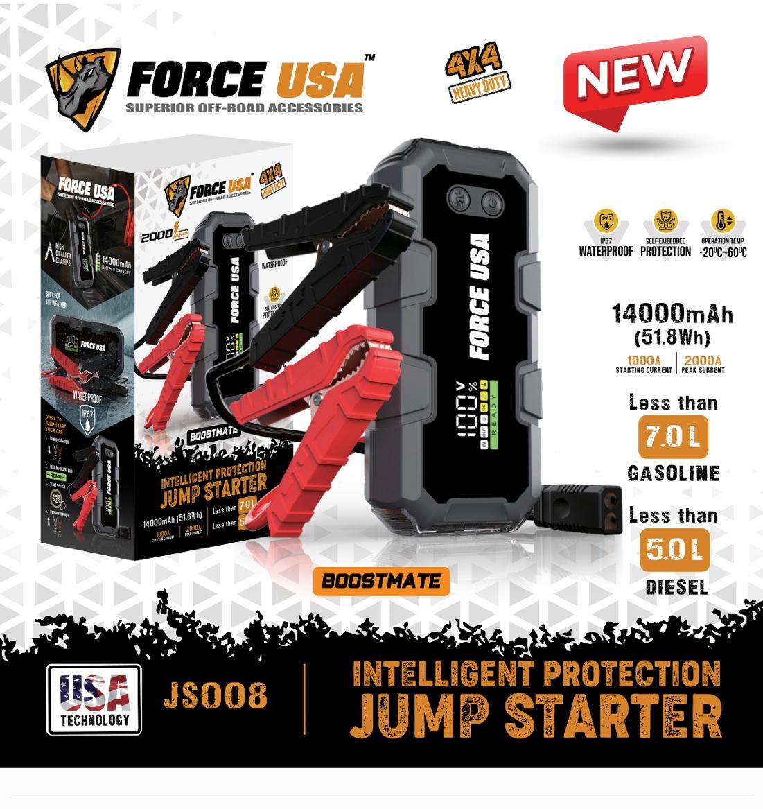 Boostmate jump starter, 14000mAh