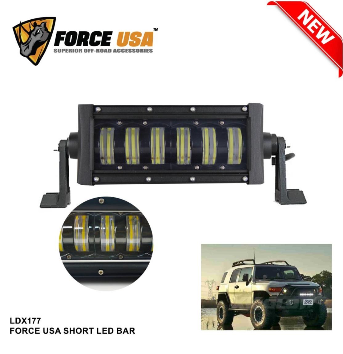 Short LED light bar